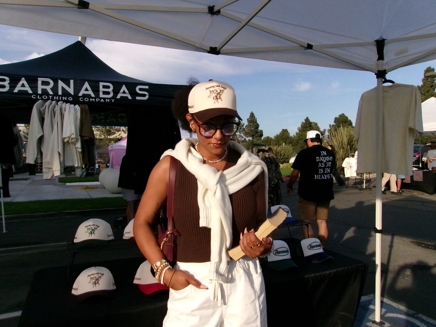 "RUNNING WITH ANGELS" Hat