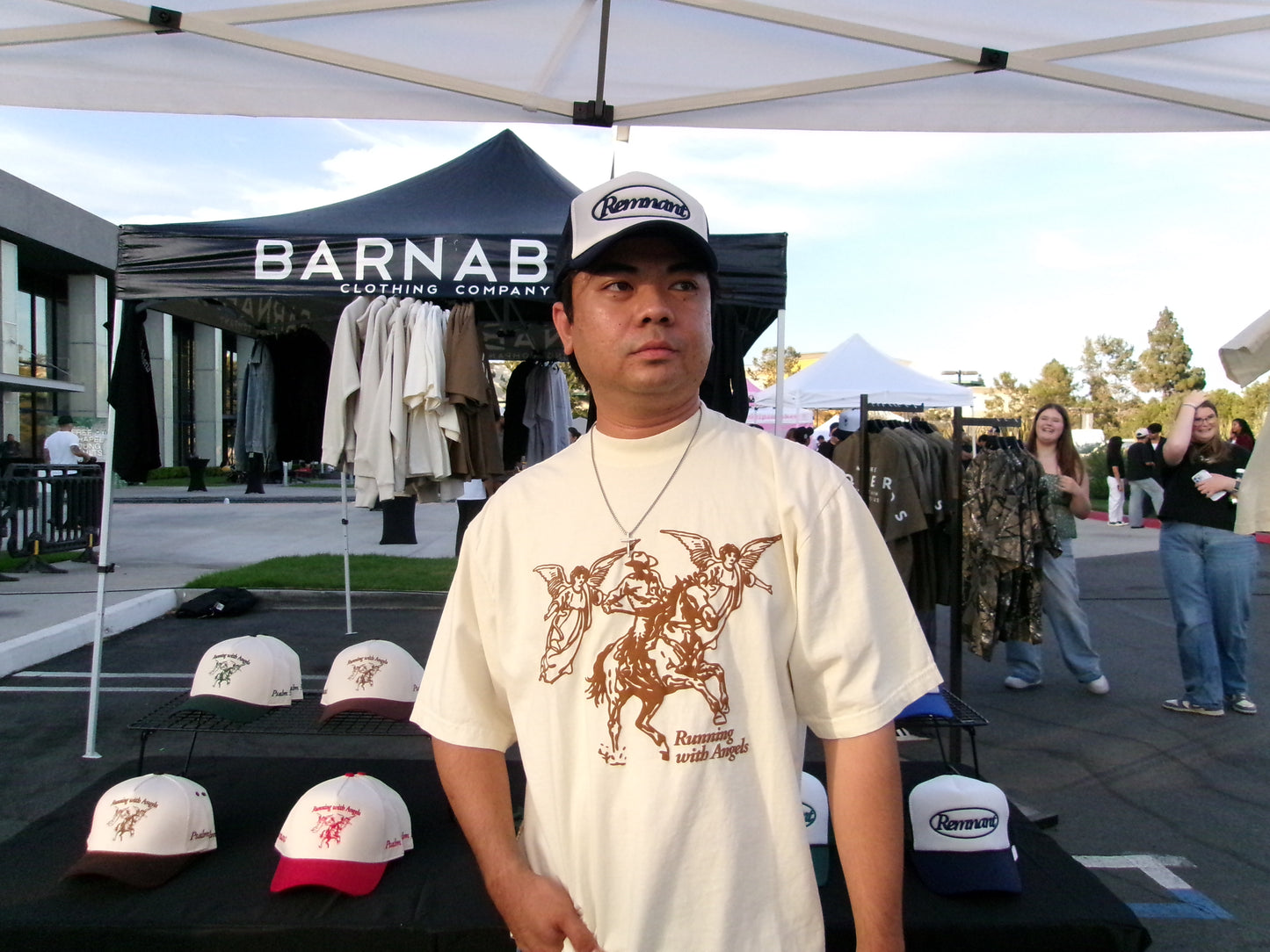 "RUNNING WITH ANGELS" Tee