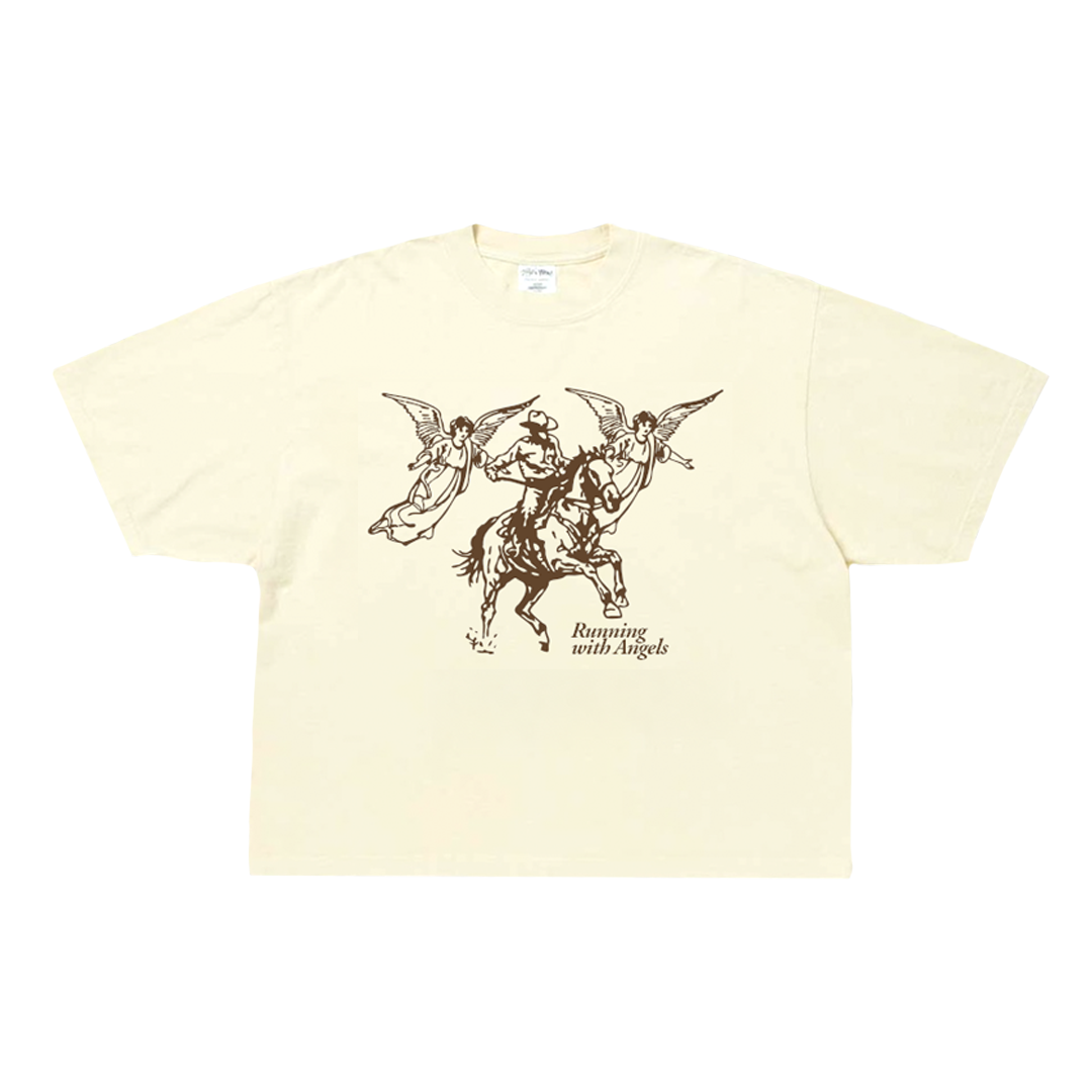 "RUNNING WITH ANGELS" Tee